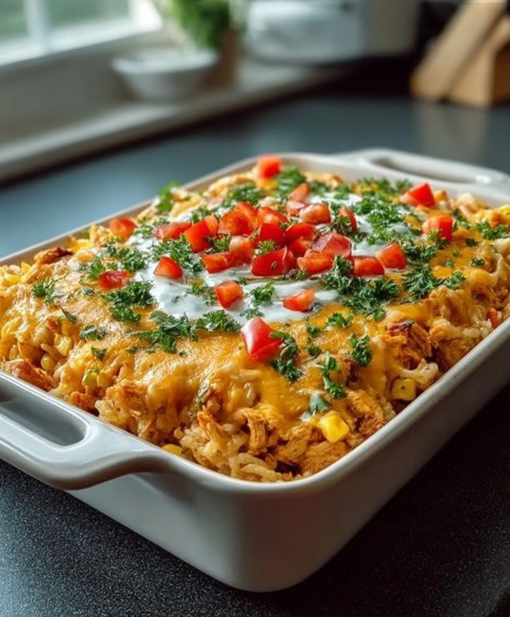 Chicken Taco Casserole
