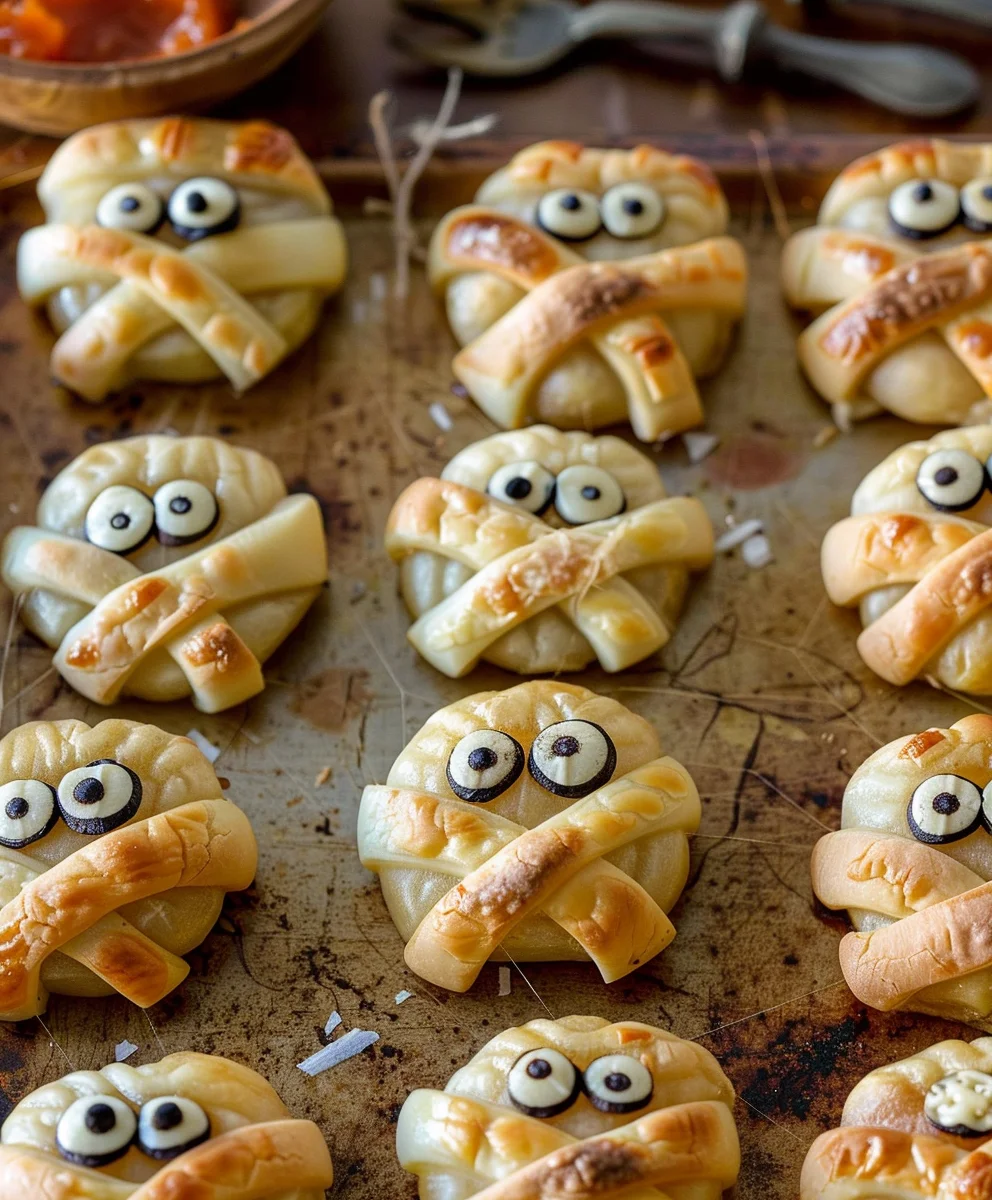 Baked Cheese Mummies Recipe: Fun & Spooky Halloween Treat!