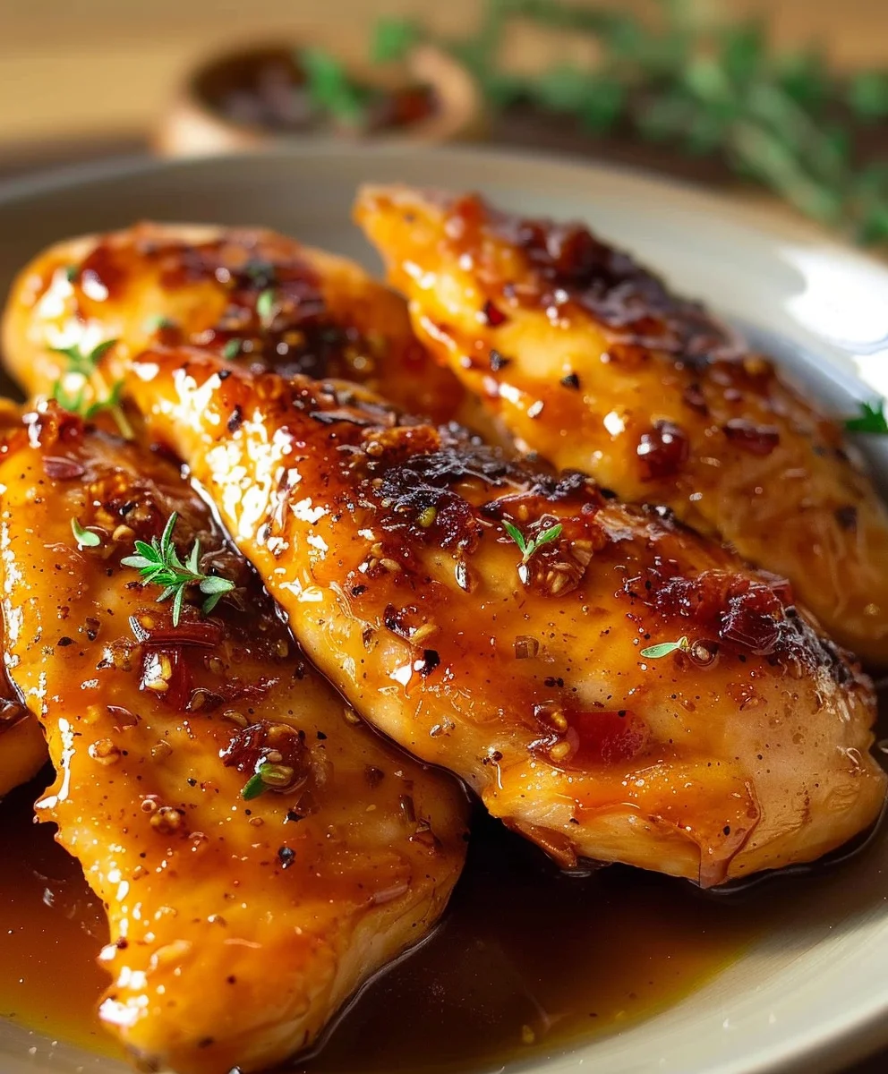 Air Fryer Maple Glazed Chicken Breast - Easy 5-Min Magic!