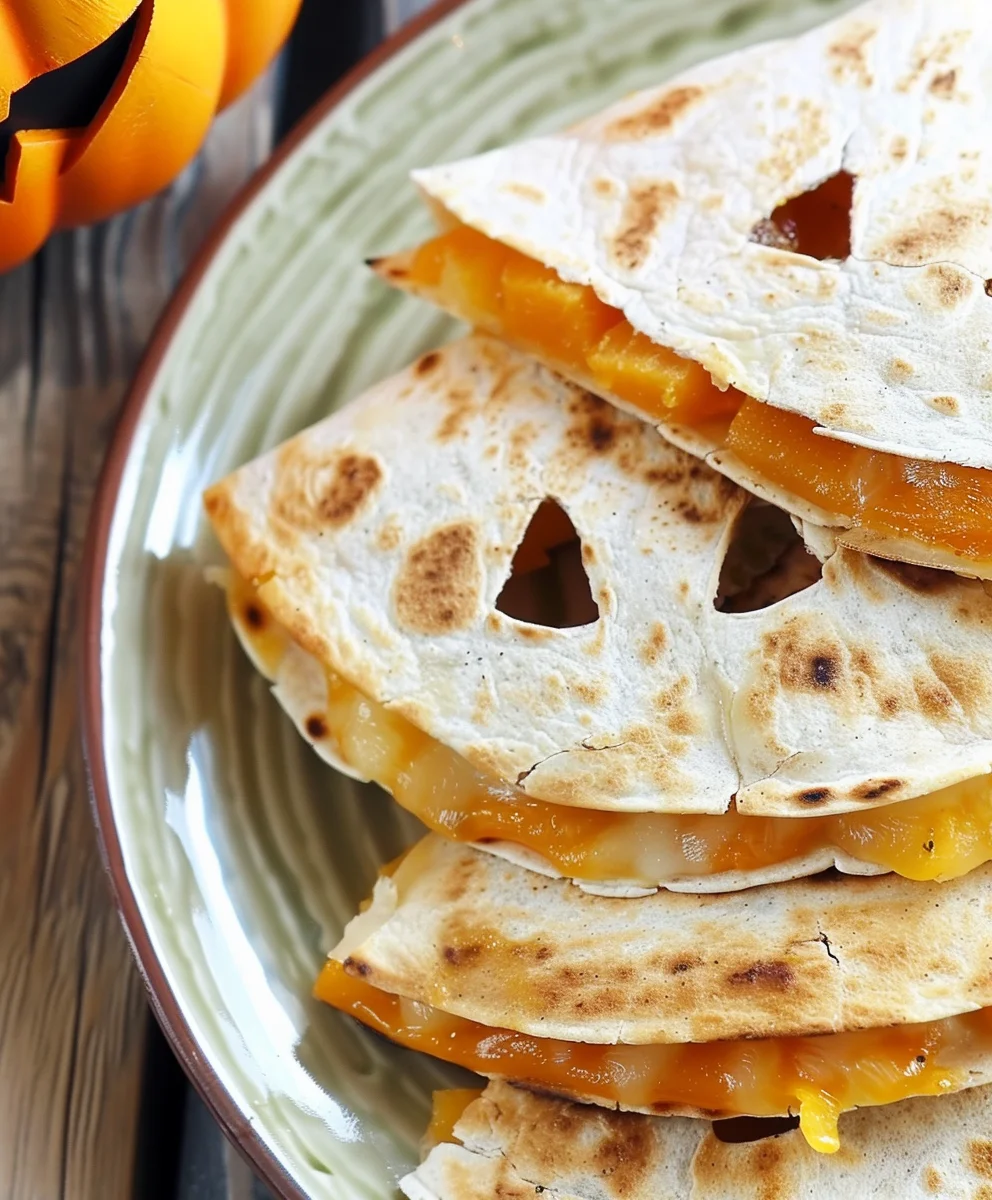Spooky Jack O Lantern Quesadillas: Easy Halloween Recipe