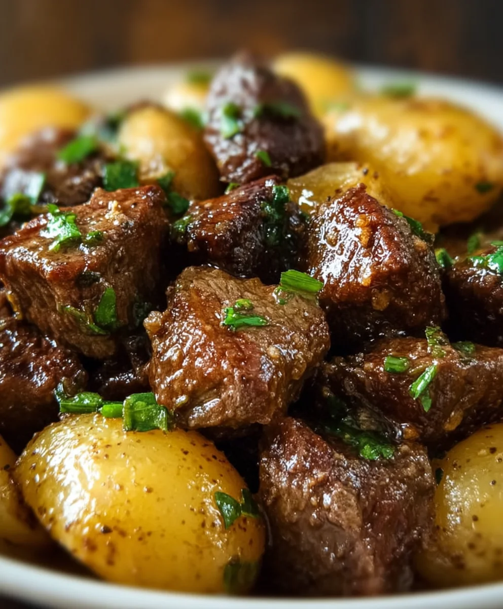 Garlic Butter Beef Bites And Potatoes: Easy Weeknight Meal