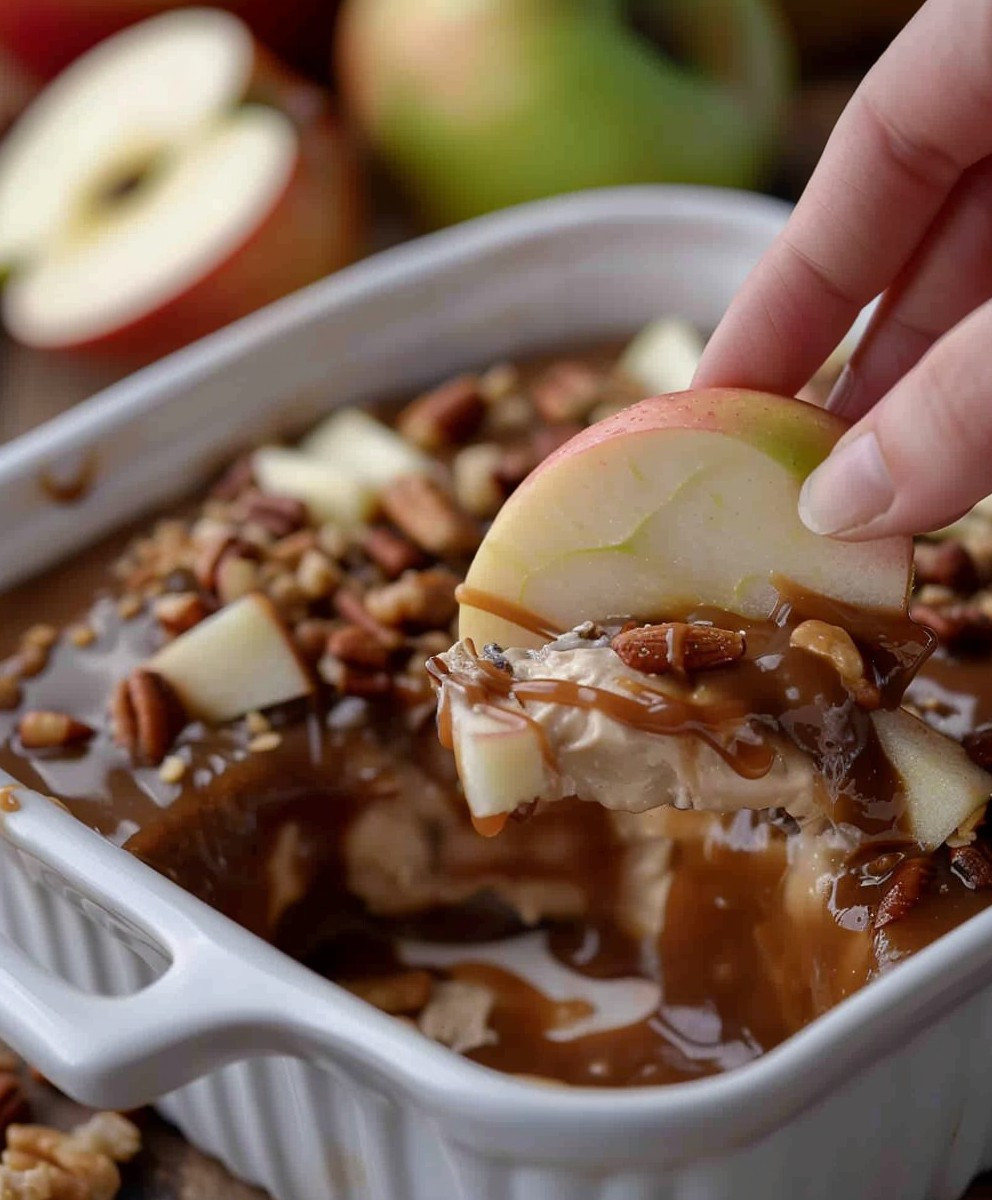 Caramel Apple Cheesecake Dip