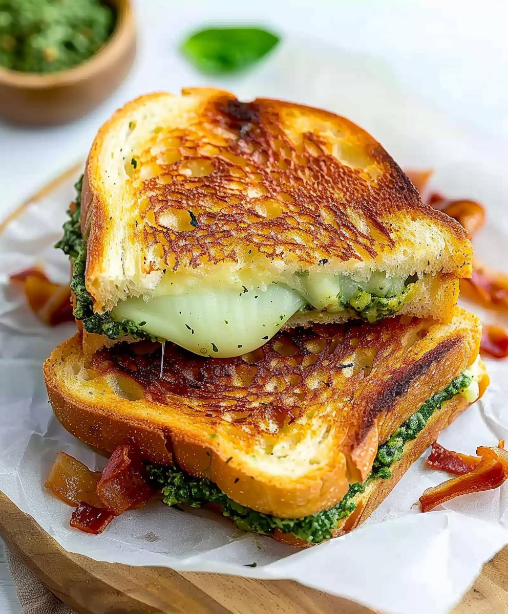 Pesto Grilled Cheese