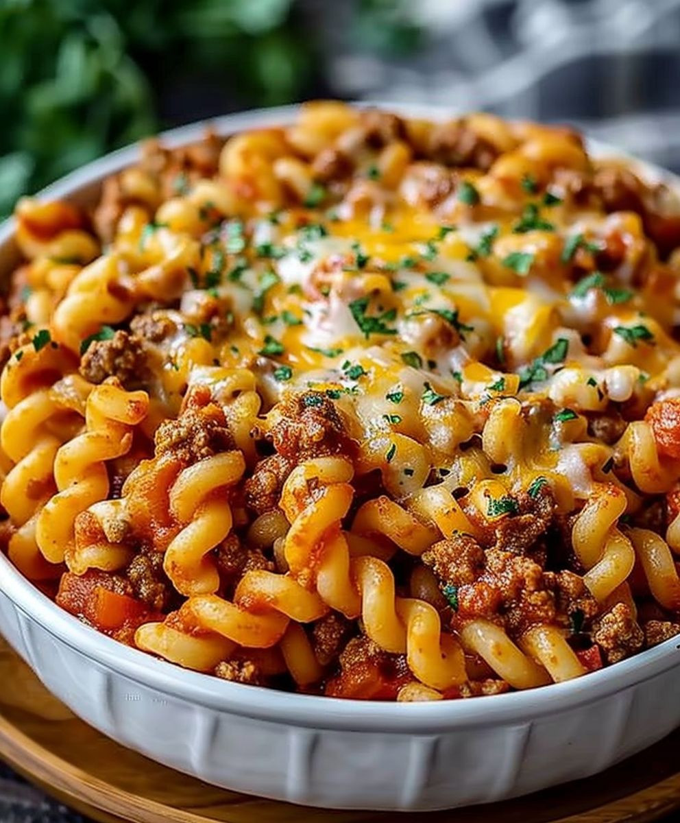 Cheesy Taco Pasta