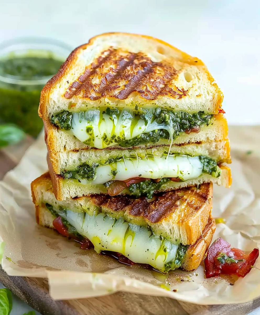 Pesto Grilled Cheese