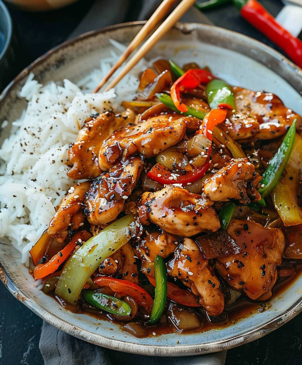 Black Pepper Chicken