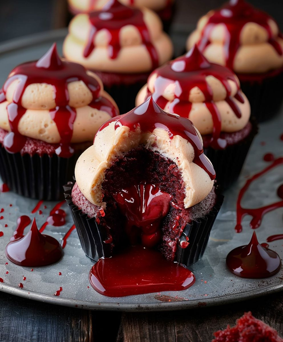 Vampire Cupcakes Halloween