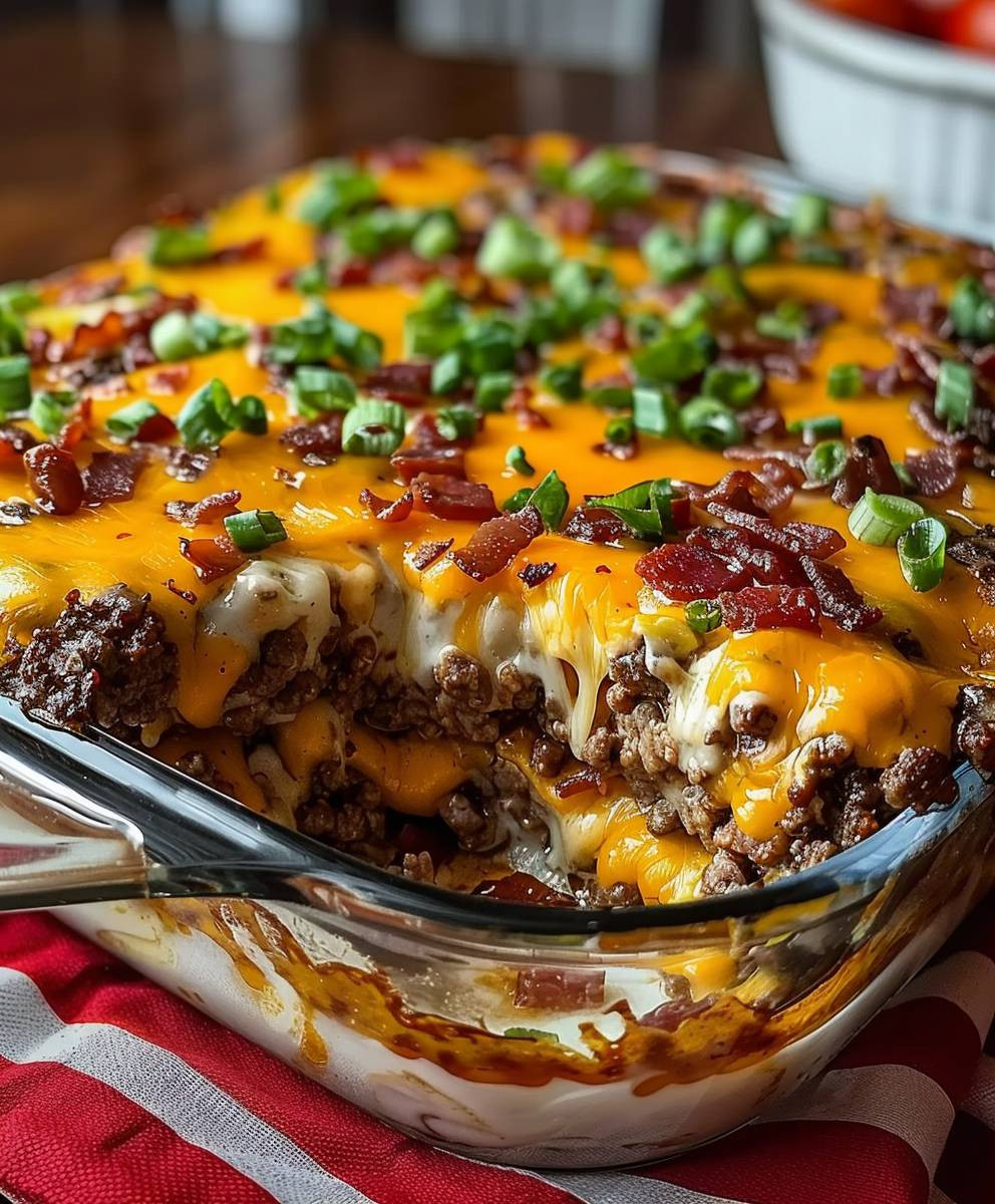 Bacon Cheeseburger Casserole