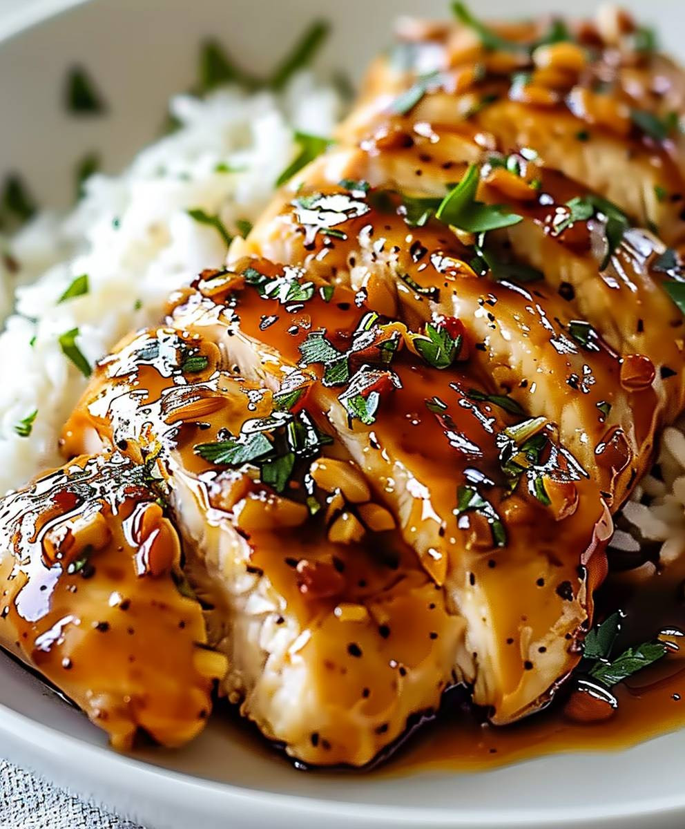 Honey Garlic Chicken Breasts