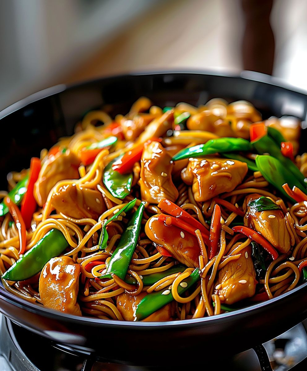 Easy Chicken Lo Mein