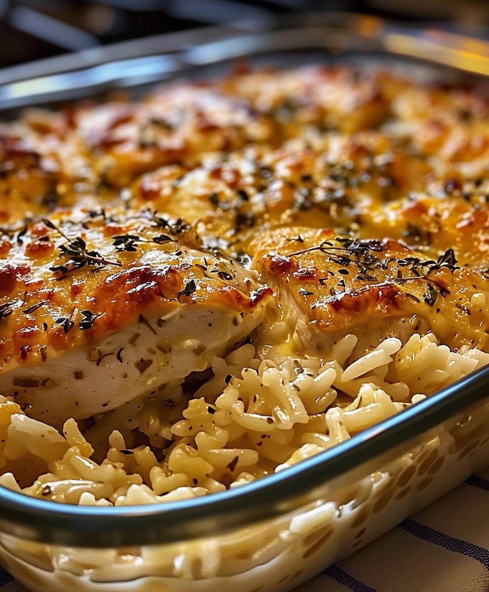 Garlic Butter Chicken Casserole