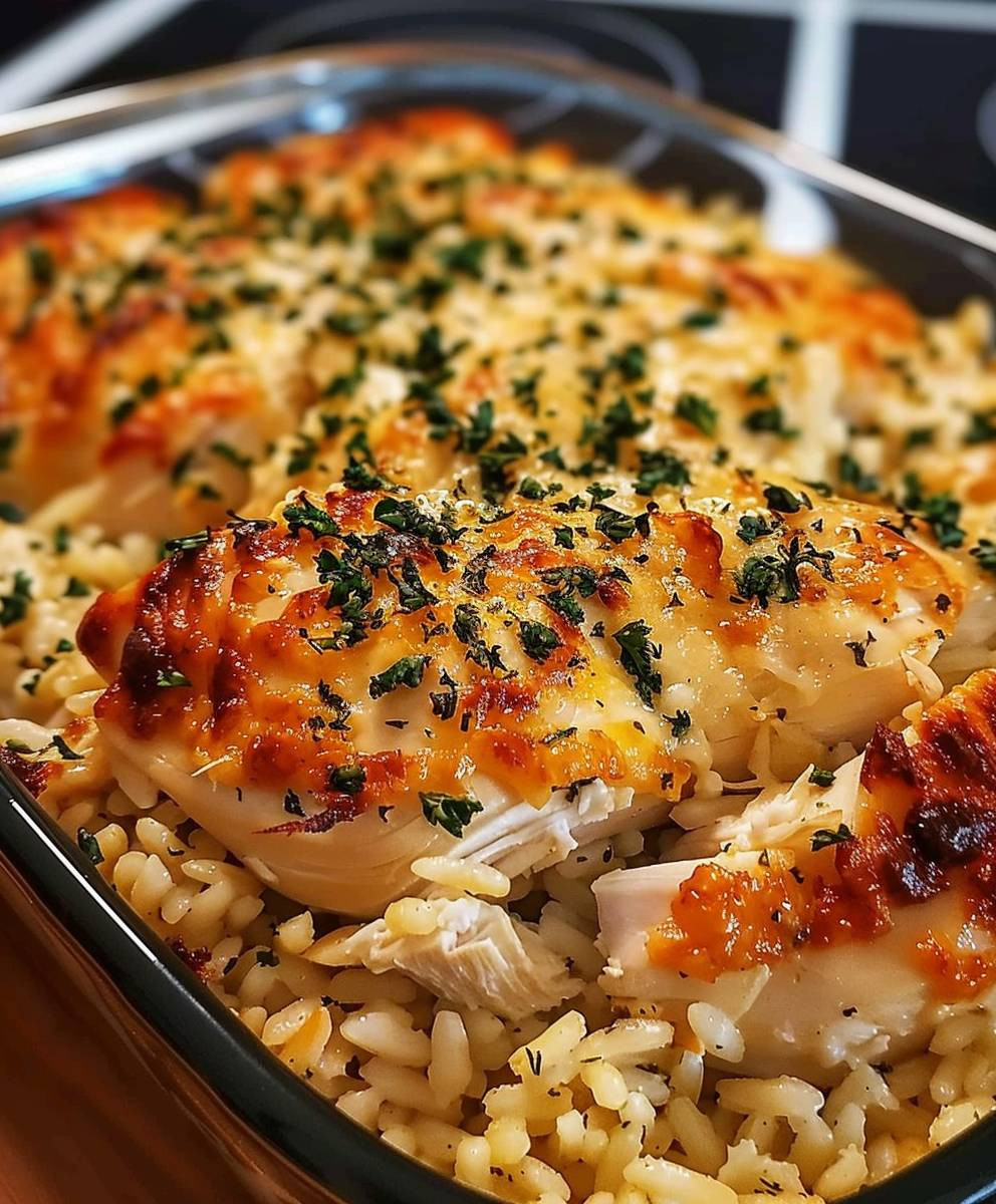 Garlic Butter Chicken Casserole
