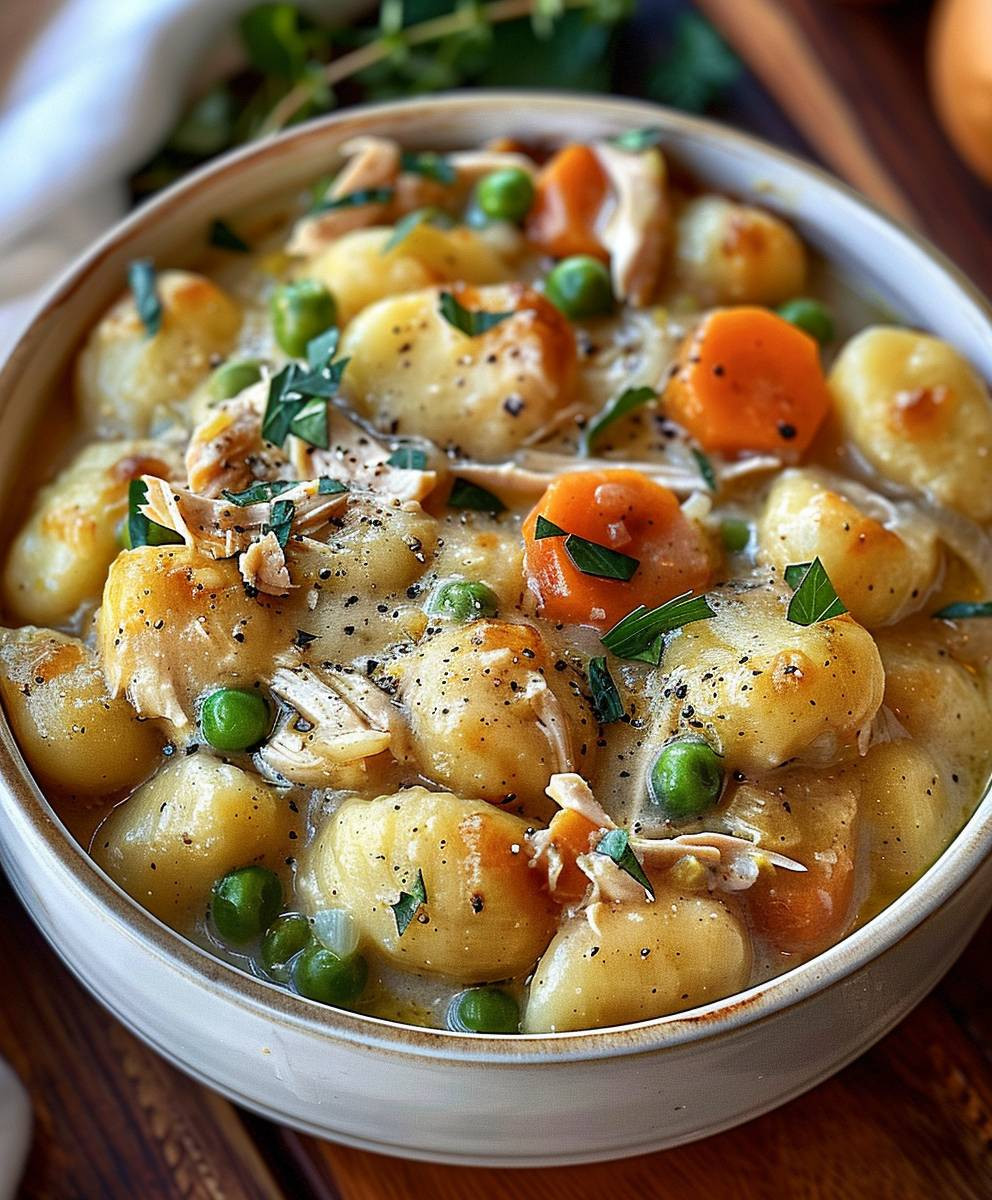 Gnocchi Chicken Pot Pie