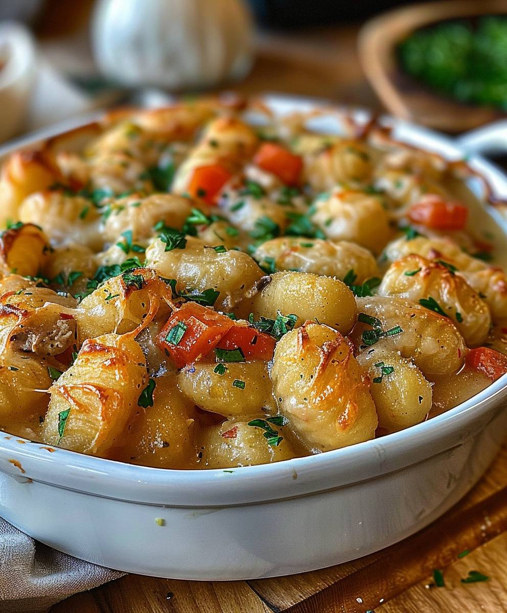 Gnocchi Chicken Pot Pie