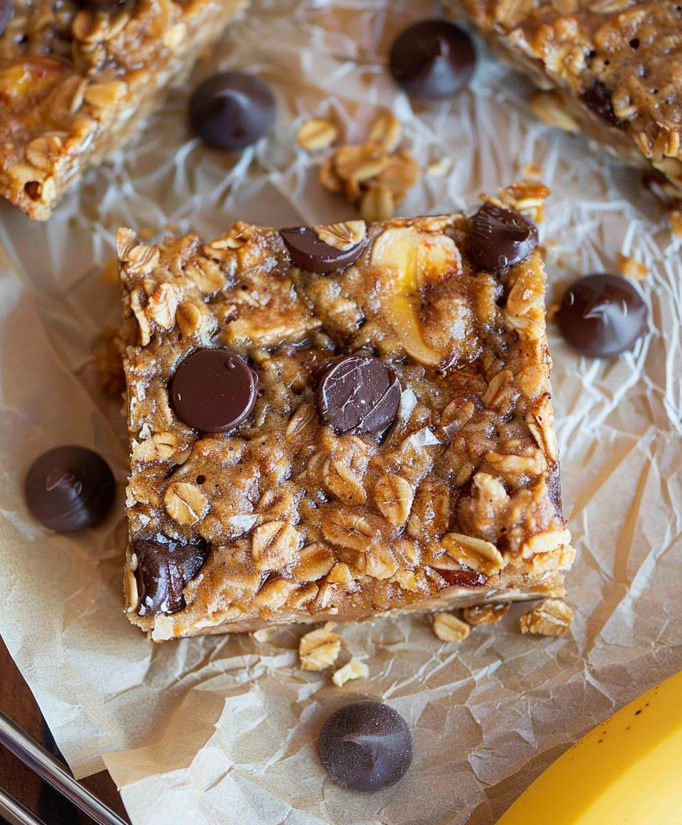 Banana Oatmeal Bars