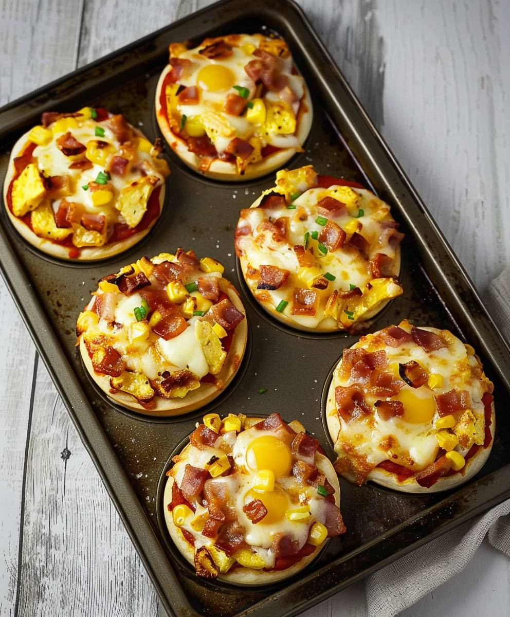 Muffin Breakfast Pizzas