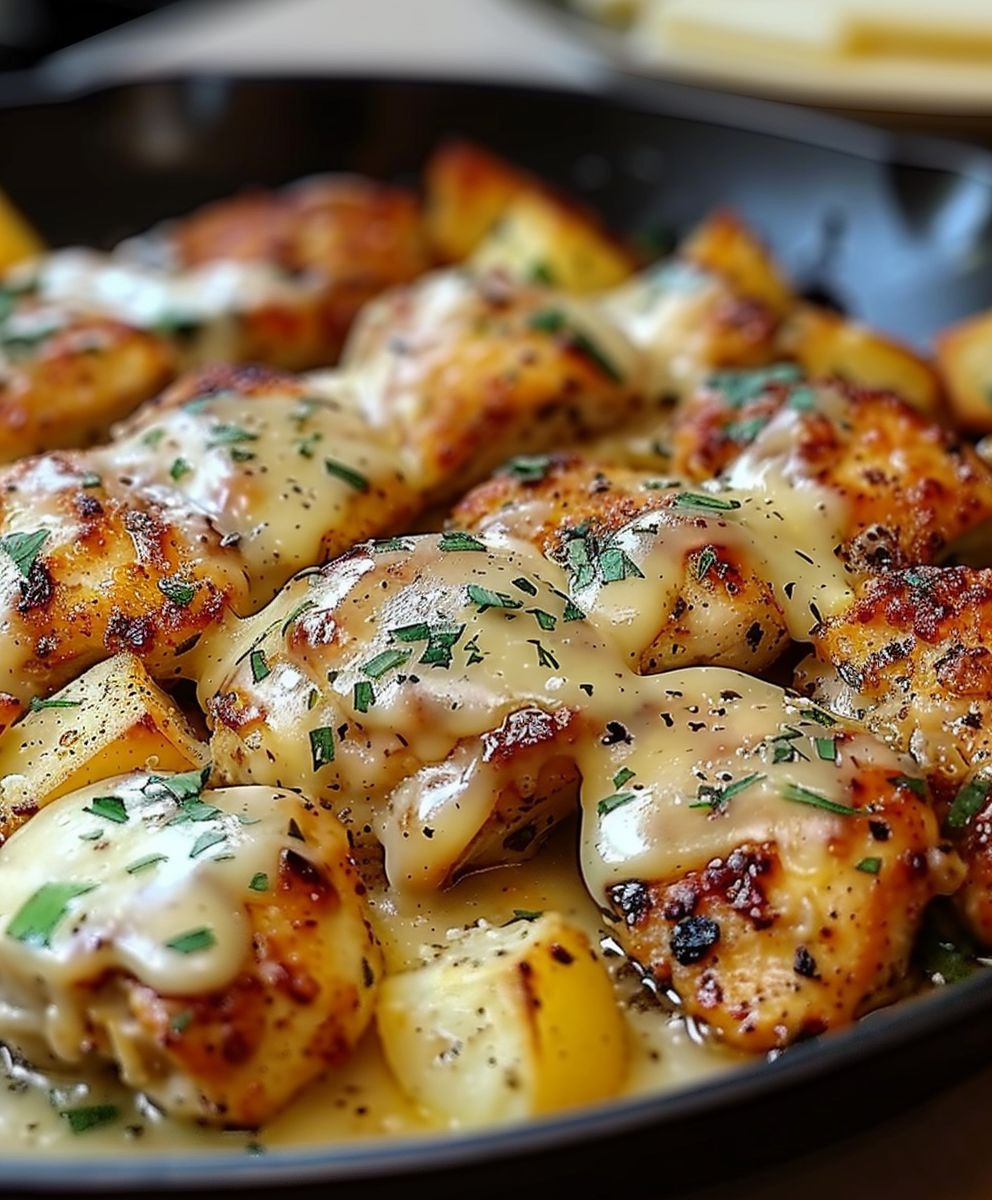 One Pan Garlic Parmesan Chicken