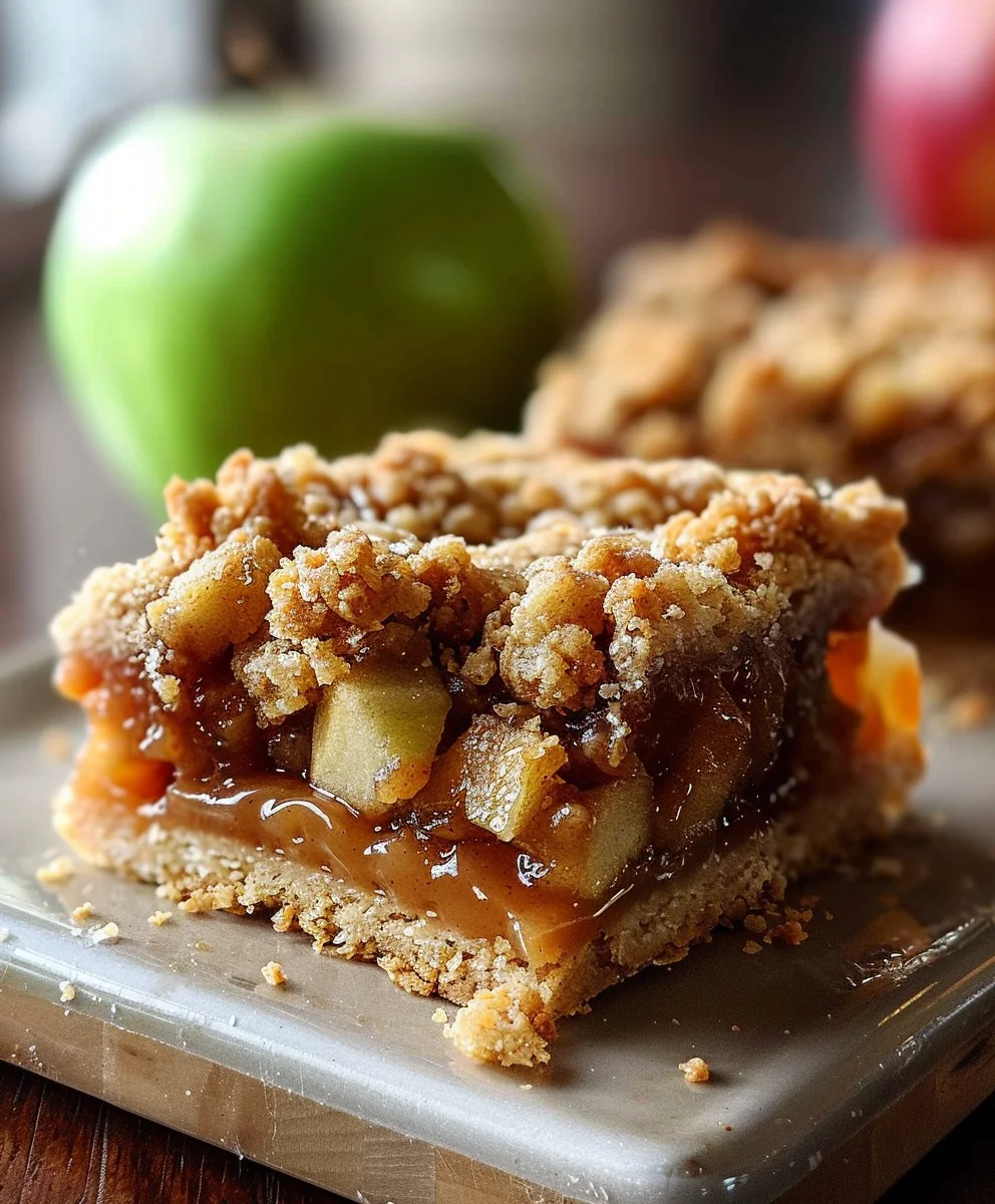 Salted Caramel Apple Crumble Bars: Your New Fall Favorite!
