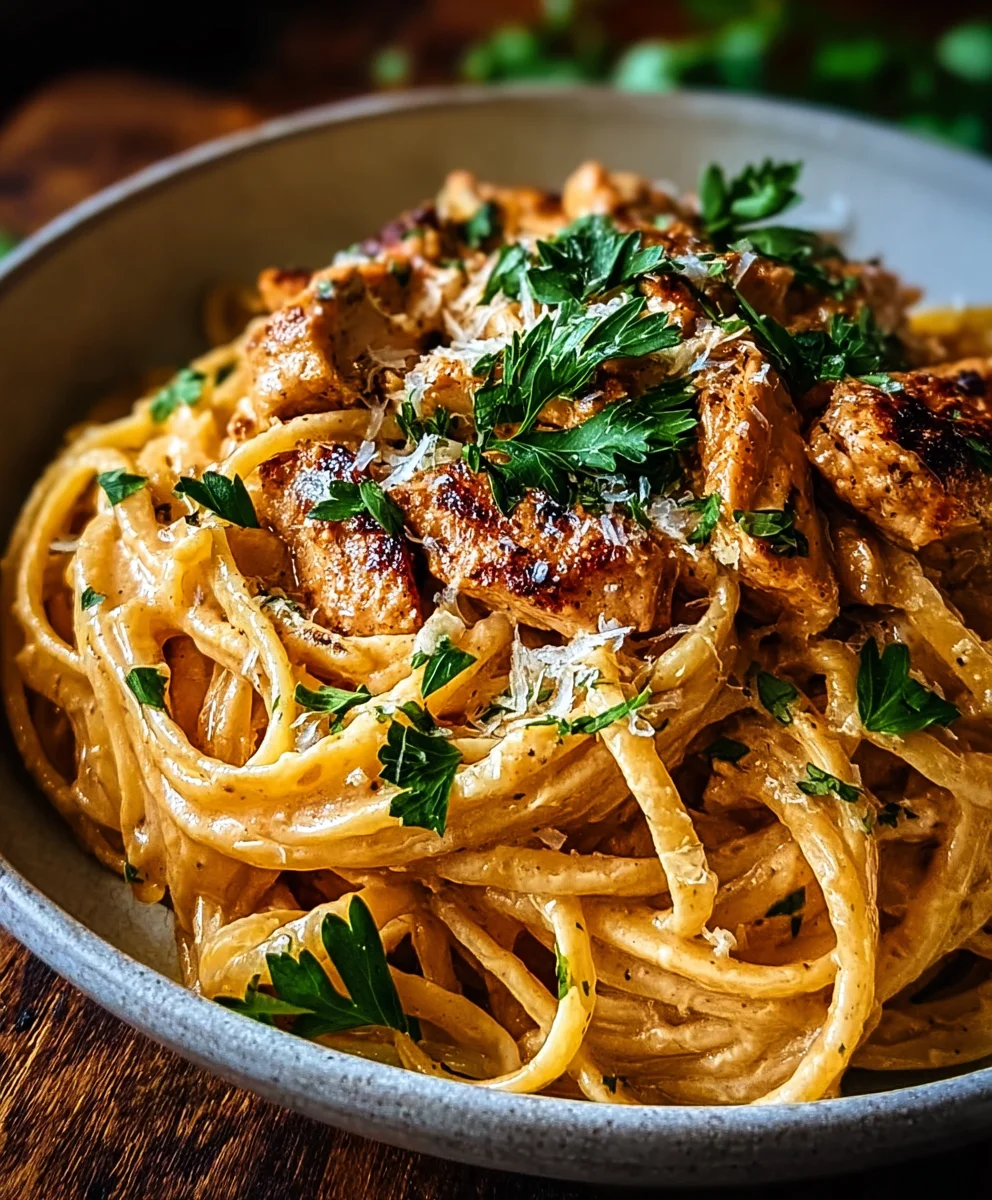 Zesty Cowboy Butter Chicken Linguine for Dinner Tonight