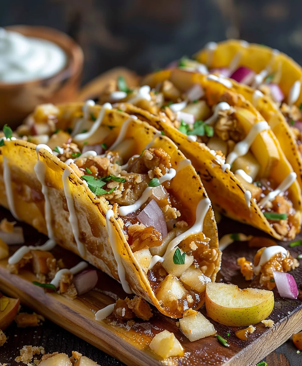 Apple Pie Tacos