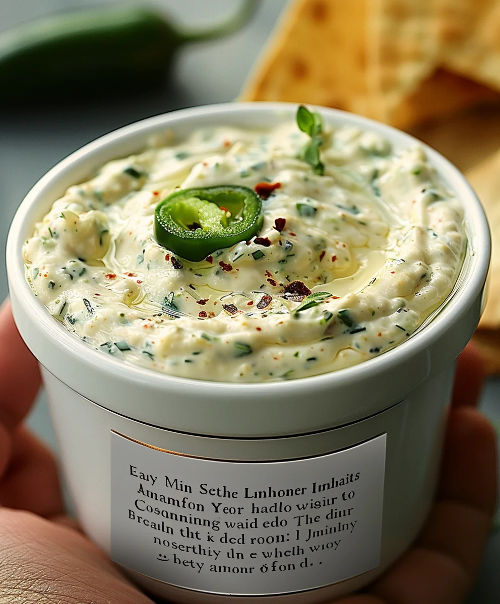 My Secret Jalapeno Cream Cheese Dip