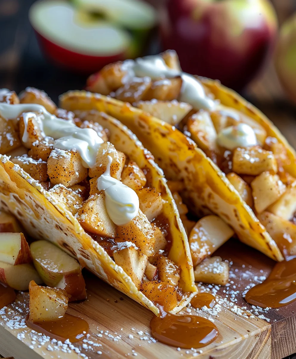 Apple Pie Tacos Recipe: The Ultimate Sweet Dessert Twist!