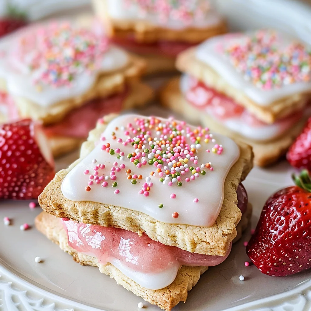 Strawberry Pop Tart Sugar Cookies: Easy & Fun Recipe!