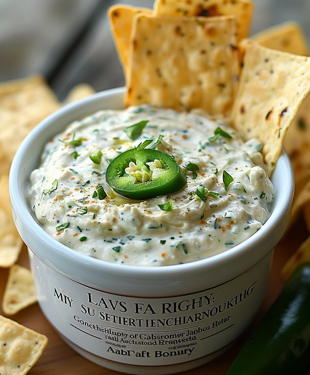 Secret Recipe: Irresistible Jalapeno Cream Cheese Dip