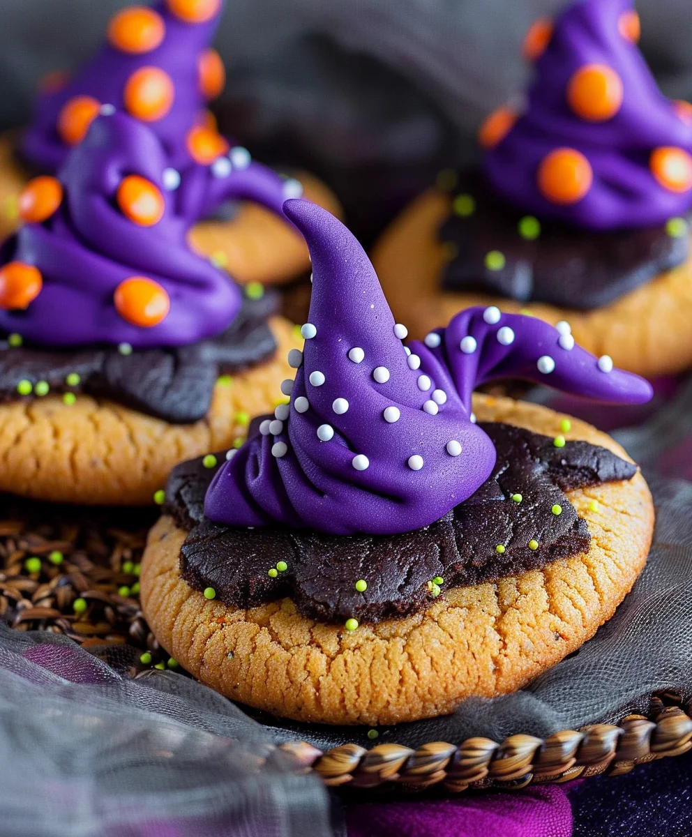 Witch Hat Cookies: Spooky Fun & Easy Halloween Treat!