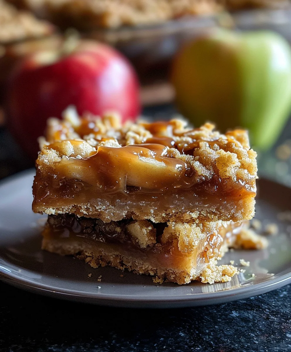 Salted Caramel Apple Crumble Bars: Your New Fall Favorite!