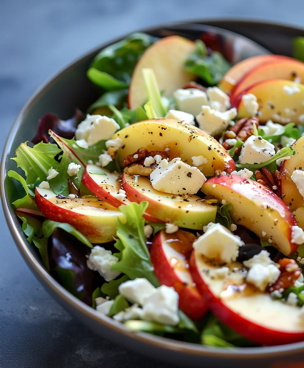 Honeycrisp Apple & Feta Salad: Crisp, Sweet & Savory!