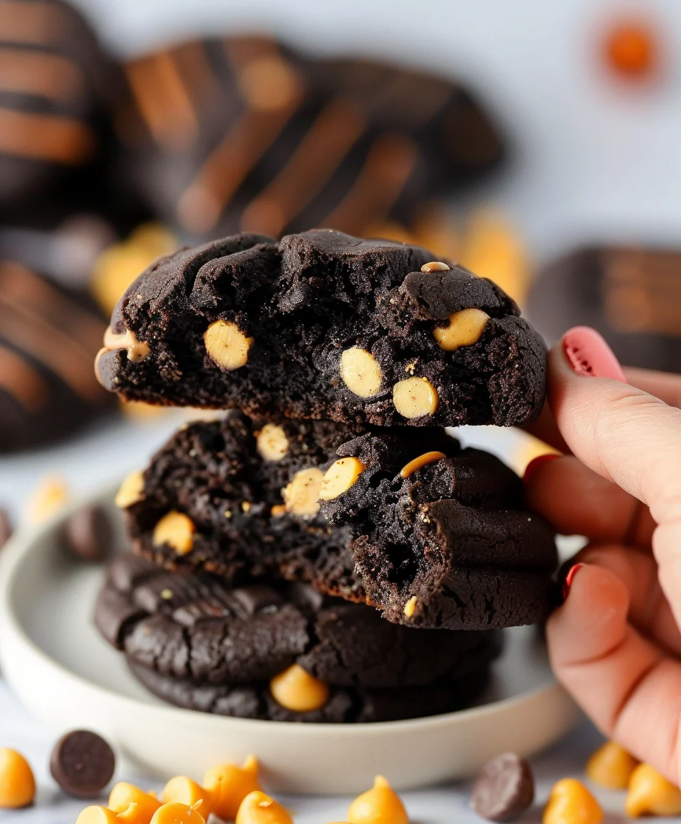 Chocolate Peanut Butter Cookies