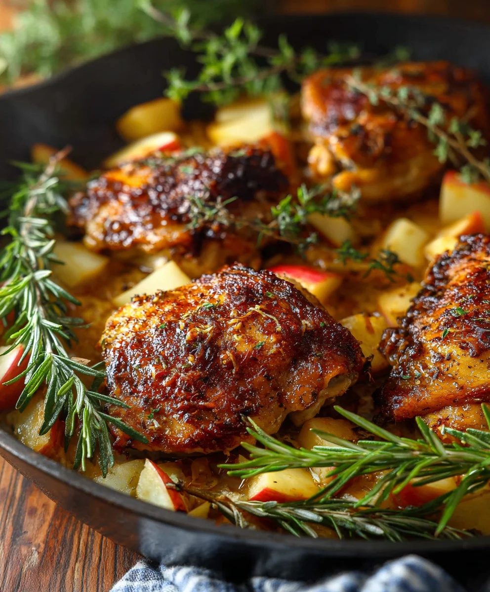 Rosemary Apple Cider Chicken: A Flavorful Dinner Idea