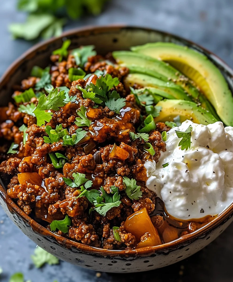Ground Beef Hot Honey Bowl – Quick & Zesty Weeknight Meal