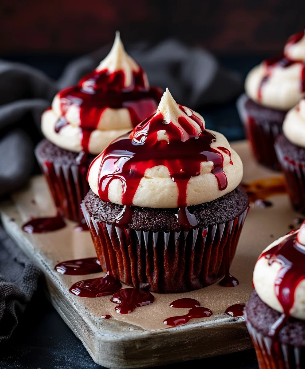 Vampire Bite Halloween Cupcakes: Spooky & Delicious!