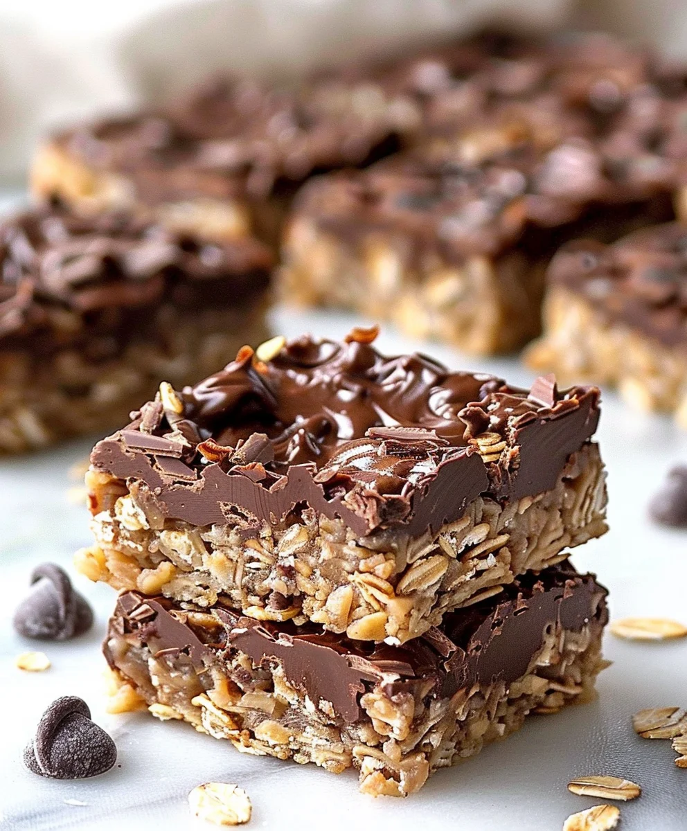 No-Bake Chocolate Oatmeal Bars: Quick, Fudgy & Simple!