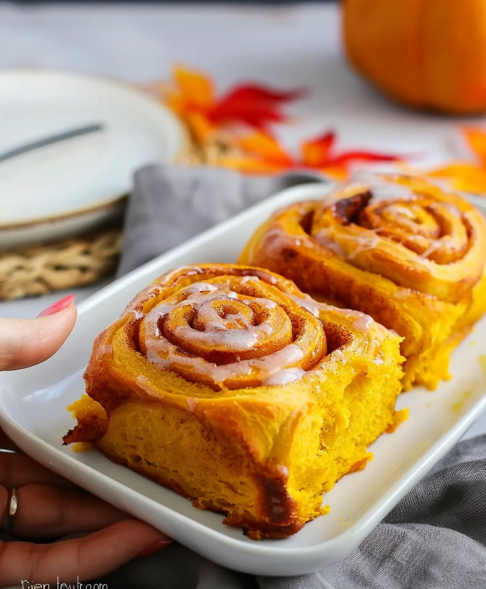 The Best Soft & Juicy Pumpkin Cinnamon Rolls Recipe for Fall