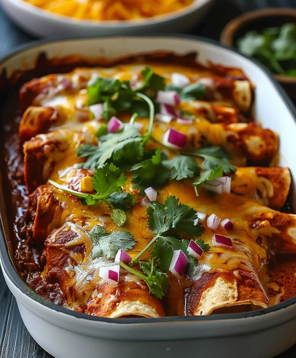 Mouthwatering Birria Enchiladas: Ultimate Beef Feast!