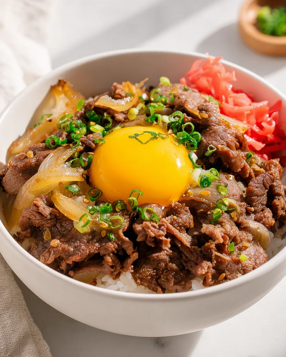 Make Authentic Gyudon: Savory Japanese Beef Bowl Recipe