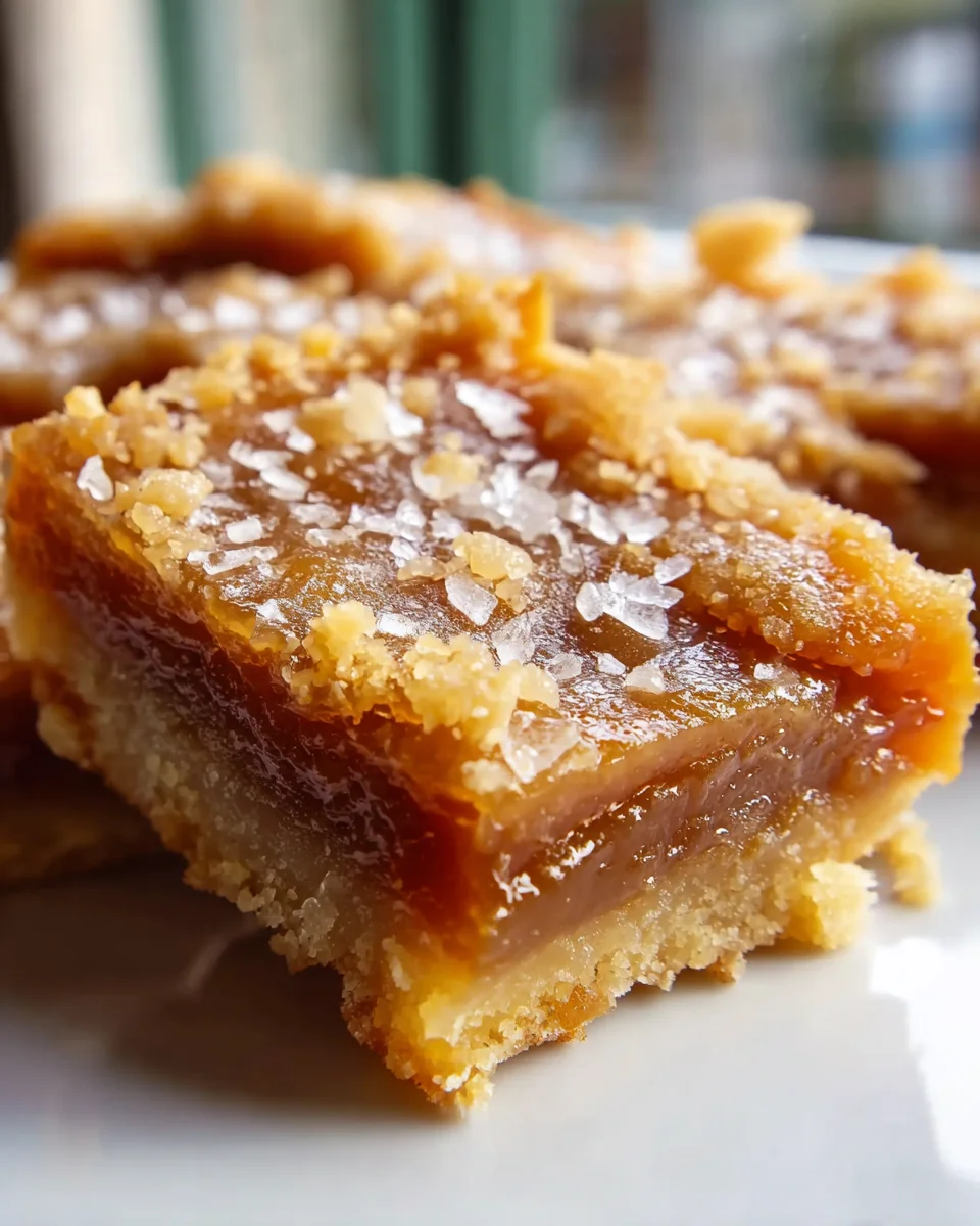 Salted Caramel Butter Bars: Irresistible & Delicious!