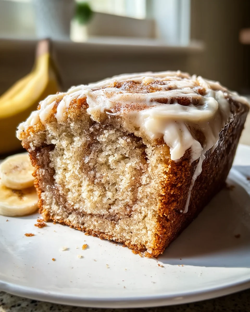 Easy Cinnamon Roll Banana Bread: A Sweet & Swirly Treat!