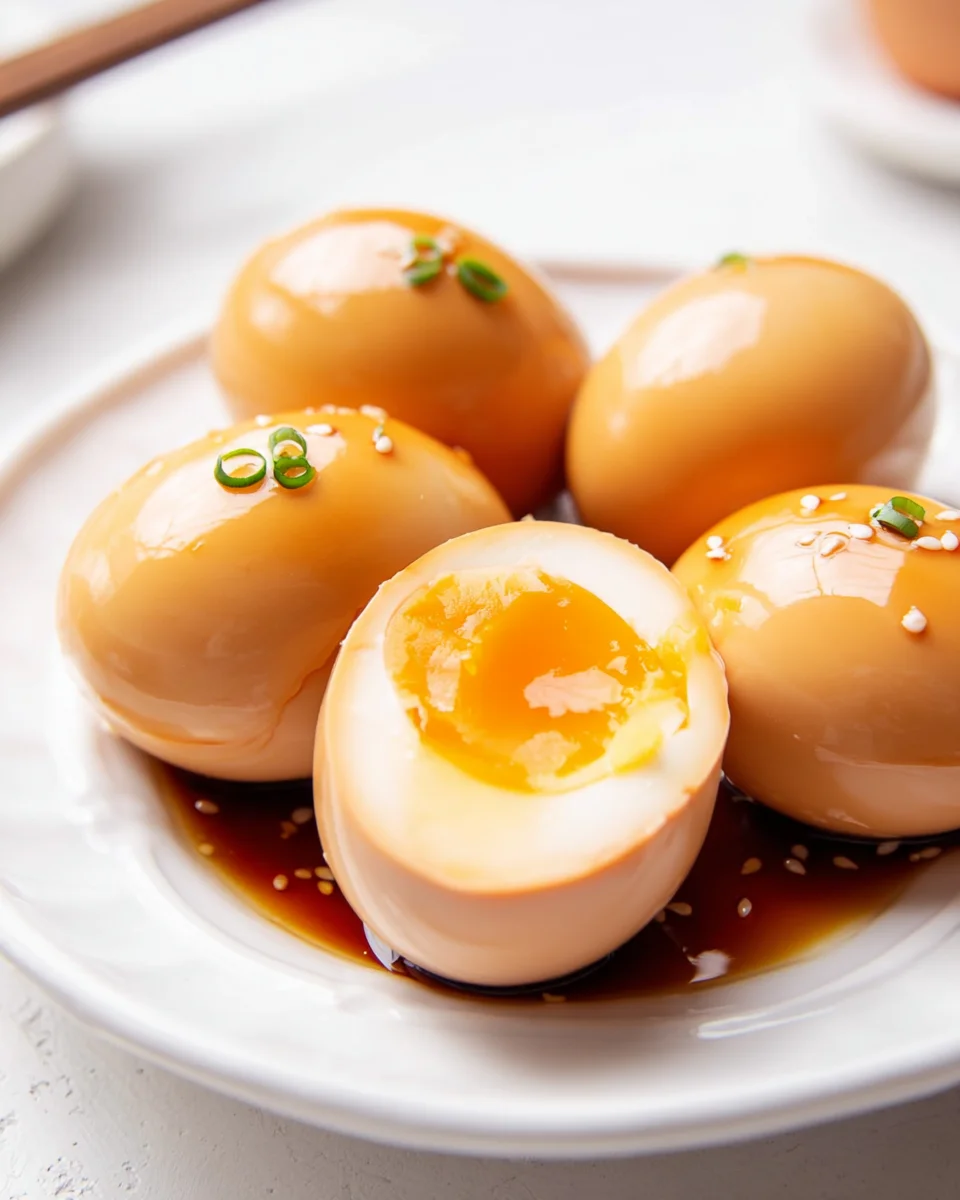 Authentic Ramen Egg Ajitama: Beef Ramen's Non-Alcohol Secret