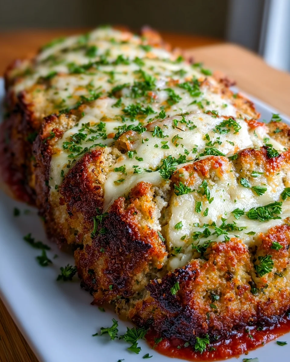 Best Parmesan Chicken Meatloaf - A Comfort Food Classic!