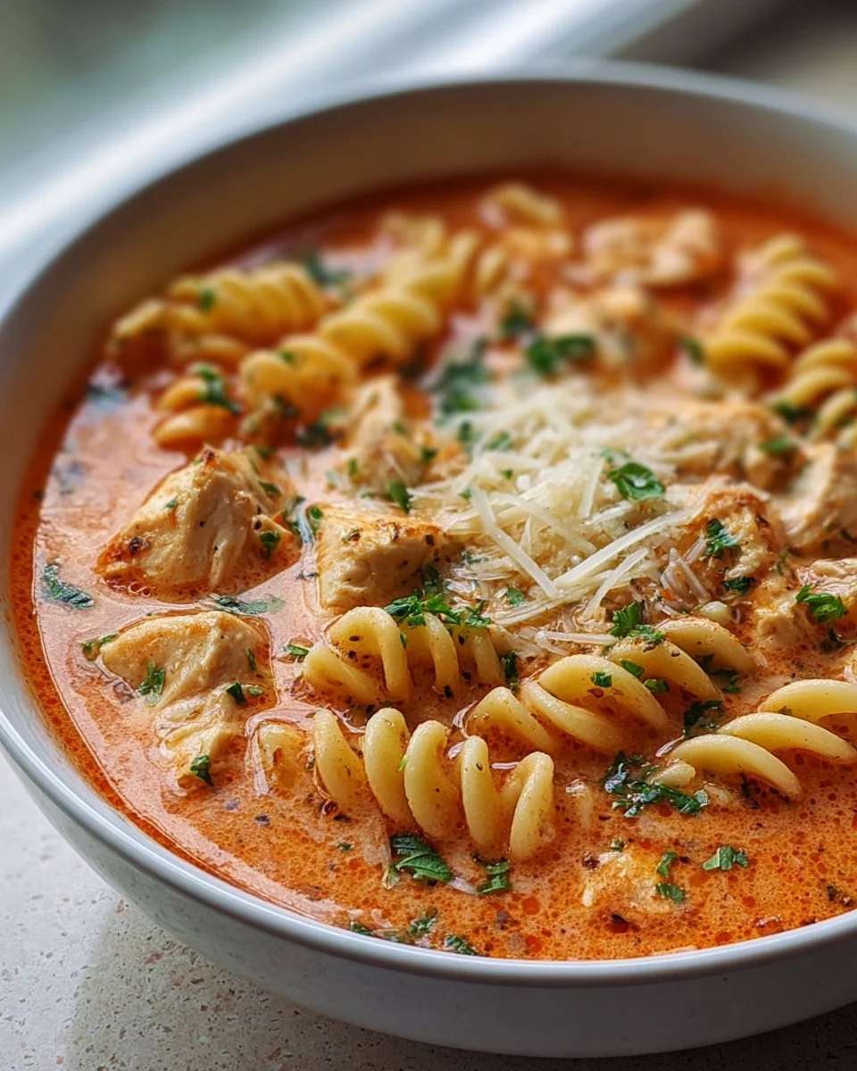Crockpot Chicken Parmesan Soup: Easy & Cheesy Comfort!