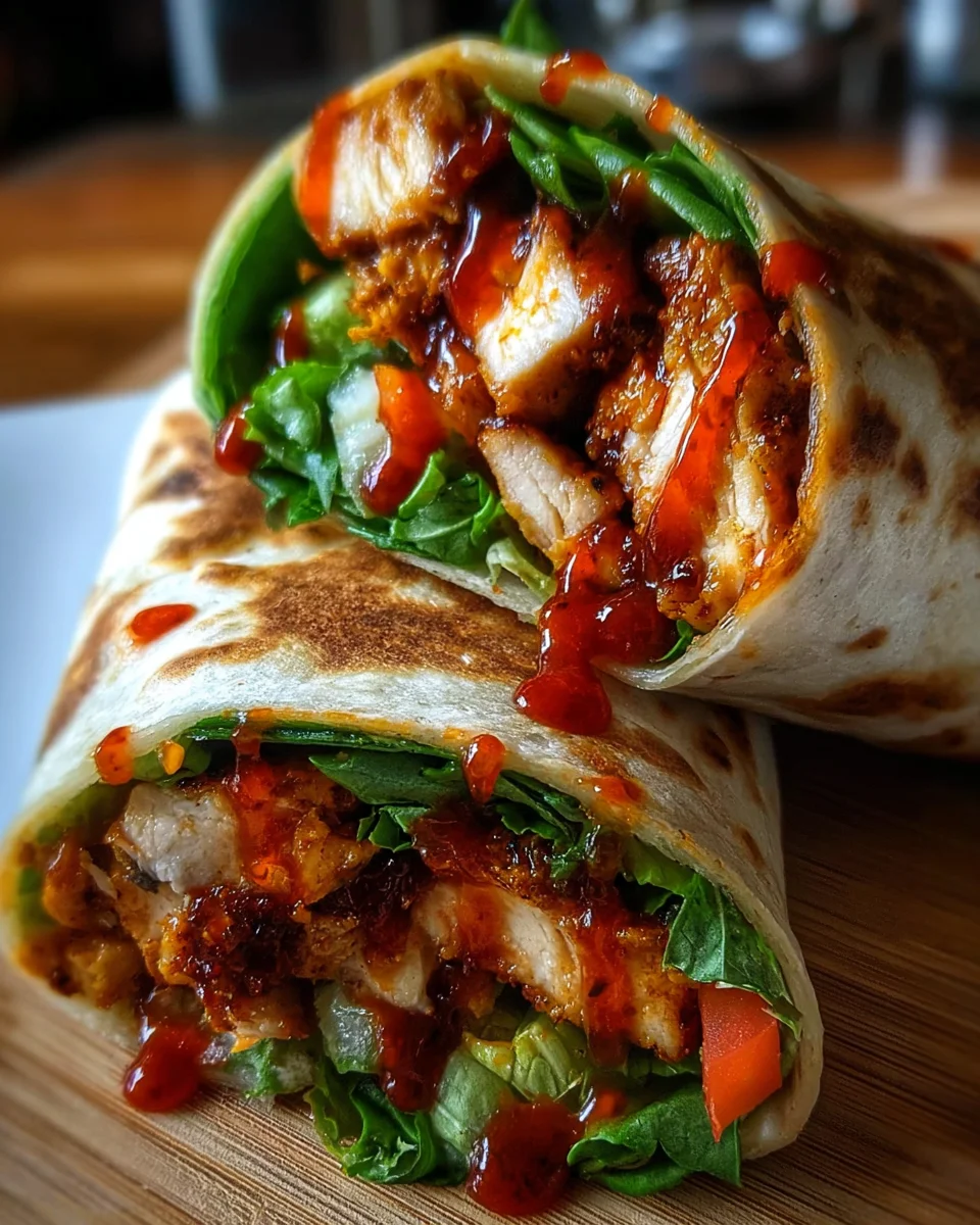 Sweet Chili Chicken Wraps: Quick & Easy Weeknight Dinner