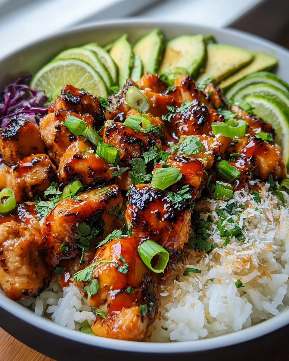 Spicy Maple Chicken with Coconut Rice – Easy & Flavorful