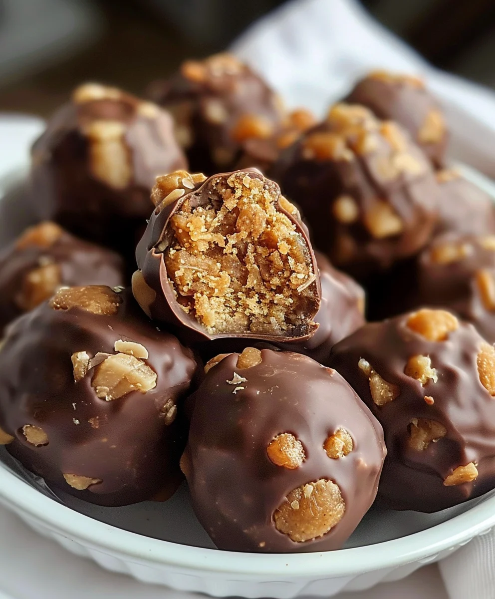 Sweet & Crunchy Butterfinger Balls - No-Bake Treat