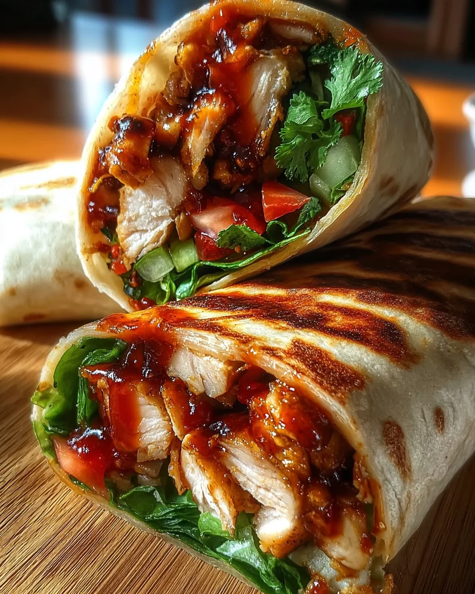 Sweet Chili Chicken Wraps: Quick & Easy Weeknight Dinner