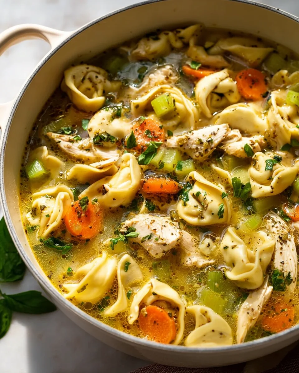Quick & Easy Chicken Tortellini Soup for a Cozy Night In