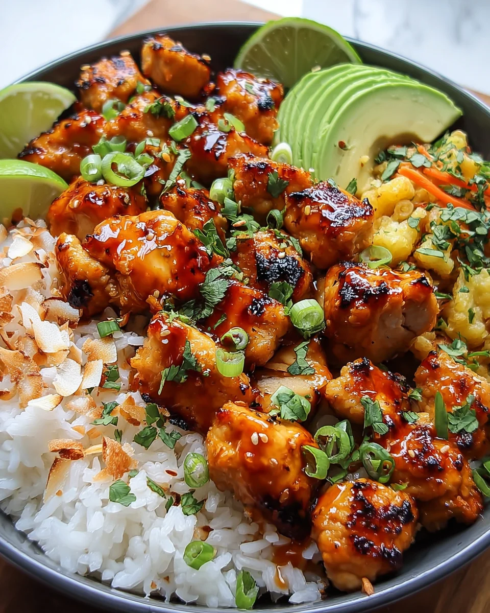 Spicy Maple Chicken with Coconut Rice – Easy & Flavorful